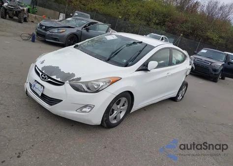 2013 Hyundai Elantra Gls from USA, damaged, VIN 5NPDH4AE1DH254255